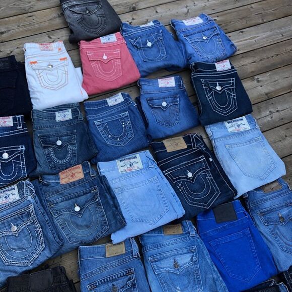 MYSTERY BOX OF 3 True Religion Jeans Size 30 - Picture 4 of 5